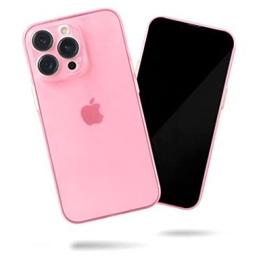 Imagem de SteepLab Capa superfina 2.0 para iPhone 13 (algodão doce rosa, iPhone 13 Pro)