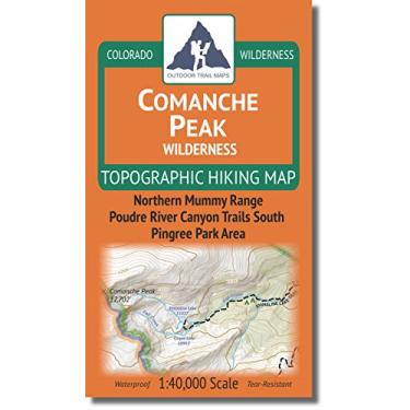 Imagem de Comanche Peak Wilderness – Mapa topográfico de caminhada Colorado (2018)