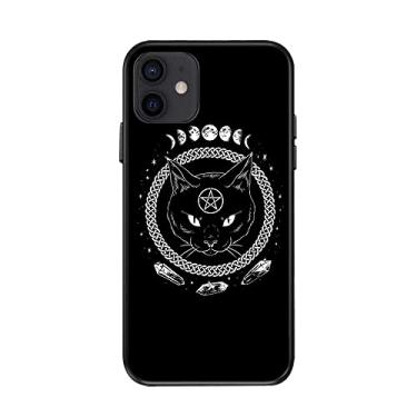 Imagem de Capa para iPhone 14 Pro Max preta Halloween padrão abóbora capa fina para telefone compatível com iPhone 12 13 11 Pro Max Mini XS X XR 6 7 8 14 Plus SE2 capa (iPhone12 Pro Max, cor 16)