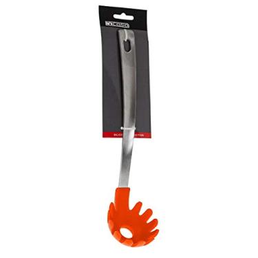 Imagem de Pegador de massa silicone inox Laranja 7x28x5,5cm Incasa