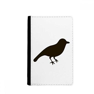 Imagem de Porta-passaporte Black Sparrow Animal Retrato Notecase Burse Carteira Capa Cartão, Multicolor