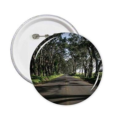 Imagem de Emblema de decoração com botões de distintivo com tema de natureza e ciência florestal verde 5 peças