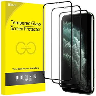 Imagem de JETech Película de Vidro Temperado de Cobertura Total para iPhone 11 Pro Max/iPhone XS Max 6,5 Polegadas, Lente de Protetor de Tela Compatível com Estojo 9H, HD Transparente, Pacote com 3