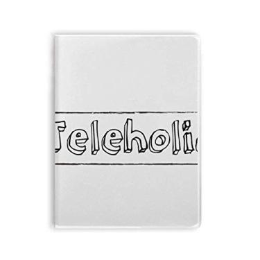 Imagem de Palavra elegante Teholic Art Deco, moderna, caderno, capa de chiclete, diário de capa macia