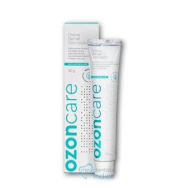 Imagem de Creme Dental Ozonizado sem Flúor e sem Parabenos, Vegano, Ozoncare, 90g