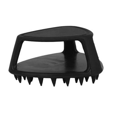 Imagem de shamjina Escova de limpeza de barba Escova de limpeza facial, silicone, portátil, purificador, macio, úmido, seco, ergonômico, leve, escova de banho para, Azul