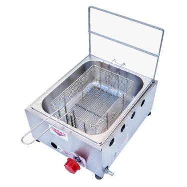 Imagem de Fritadeira Profissional A Gás Cefaz 1 Cuba 5 Litros Fpc-01