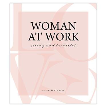 Imagem de Farbspiel Agenda de negócios feminina 2025 - diário de capa dura rosa 54 semanas - organizador sem data com semana para ver e horários - A5