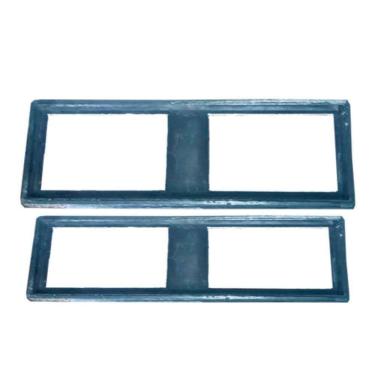 Imagem de Suporte Para Ralo Linear Para área Externa Piscina Grelha De Alumínio. 10x50x1 Cm