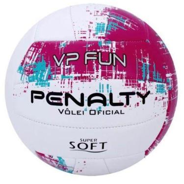 Imagem de Bola De Vôlei Penalty Vp Fun - Branco/Rosa