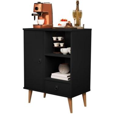 Imagem de Buffet Aparador Cantinho Do Café Retrô Com Gaveta Porta E Nicho Tip Top