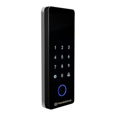 Imagem de Fechadura Biométrica Athenas Madeira Bluetooth