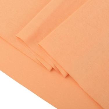 Imagem de Verão algodão malha tecido liso roupas bebê BJD camiseta manga curta moletom fino (54 laranja rosa, 3 jardas pré-cortado)