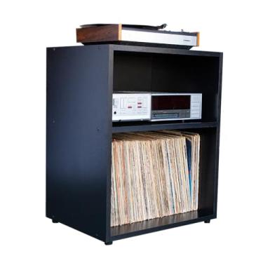 Imagem de Rack Para Toca Discos Receiver Discos LPs EV-260 (Preto)