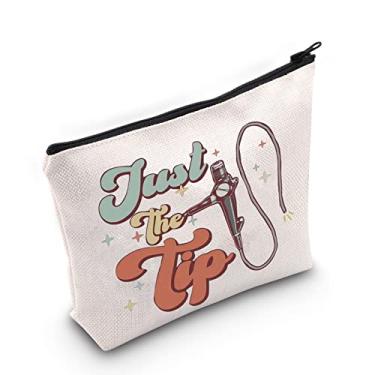 Imagem de BLUPARK Bolsa de maquiagem Endo Endo Enfermeira Engraçada Colonoscopia GI Endoscopia Rn Bolsa de Enfermeira Tecnologia de Endoscopia GI Gastroenterologia Tech Bag, Off White, Apenas a ponta