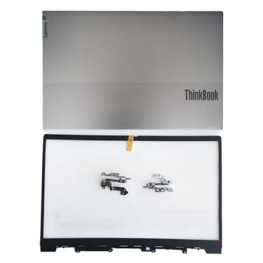 Imagem de wzqrps Tampa de substituição para laptop LCD traseira tampa superior moldura frontal com dobradiças para Lenovo ThinkBook 15 G2 ITL/are 15 G3 ACL/ITL 5CB1B34808 5CB1B34809 5B30S18986 5CB1B34807