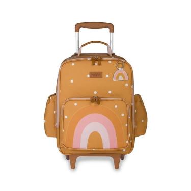 Imagem de Mochila de Rodinhas MasterBag Arco-Íris Boho Mostarda
