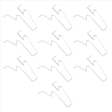 Imagem de 10 peças de suporte de grampo de mola de retenção de lâmpada de farol de carro para lâmpada automotiva H7 peça de substituição de clipe de farol automotivo