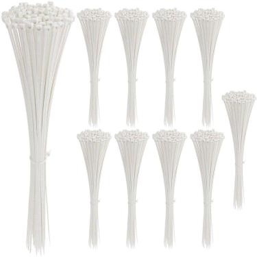 Imagem de Abraçadeira Nylon Enforca Gato 3,6X300Mm Branco Com 1000 Un