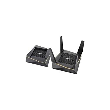 Imagem de ASUS AX6100 WiFi 6 Gaming Mesh Router (RT-AX92U Pacote com 2) – Roteador de Internet sem Fio Gigabit Tri-Band, Jogos e Streaming, Compatível AiMesh, Segurança vitalícia da Internet, QoS adaptável
