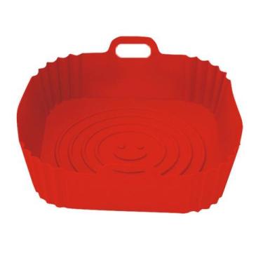 Imagem de Panela para Air Fryer Mimo SN23158 Silicone Vermelho - Mimo Style