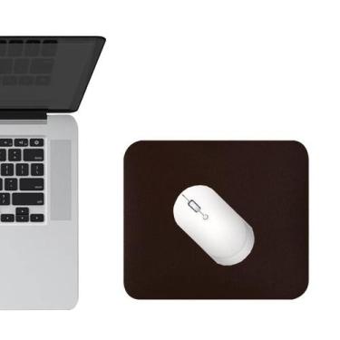 Imagem de Mouse Pad 20X20Cm Tapete Mesa Gamer material ecológico Café - M3M
