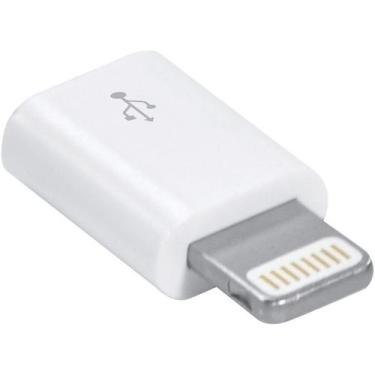 Imagem de Adaptador Micro USB p/ 8 Pinos Iphone 5/6 - LELONG