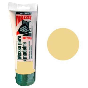 Imagem de Massa P/ Calafetar Madeira Montana Mazza 220 Gramas Marfim
