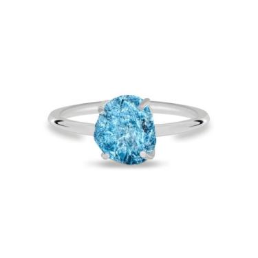 Imagem de Aliança Apatita - Cristal Natural, Prata 925