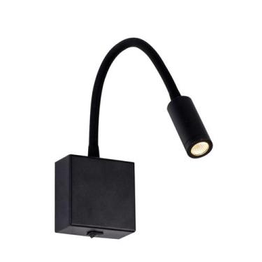 Imagem de Arandela Led Articulada De Leitura Preta 3W 3000K Ace15 - Acende A Luz