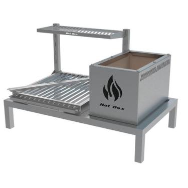 Imagem de Churrasqueira Parrilla Argentina de Alvenaria 74x45cm - HOTBOX
