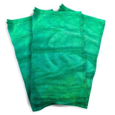 Imagem de 700 Sacos Rafia 43X77 Rede Verde P/ 20kg Frutas Legumes - PMG Embalage