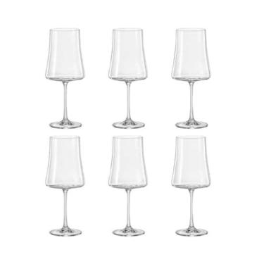 Imagem de Conjunto 6 Taças De Cristal Lisa Bohemia Para Vinhos 460ml - Crystalex
