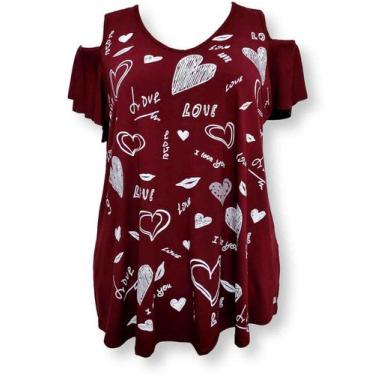 Imagem de Blusa De Malha Ciganinha Viscolycra Plus Size - Sarat Moda Indiana, Co