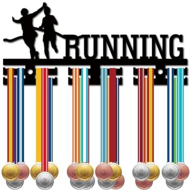 Imagem de CREATCABIN Suporte de medalha de corrida, cabides de medalha de acrílico, exibição de medalha pequena, prêmios para pendurar, esportes, corrida, natação, ciclismo, presente para homens e mulheres,