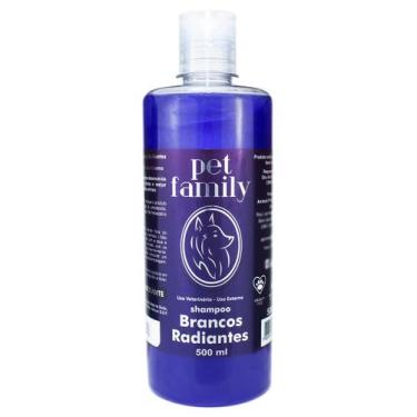 Imagem de Shampoo Branqueador Pet Para Cães E Gatos Pelos Brancos 500ml Matizado