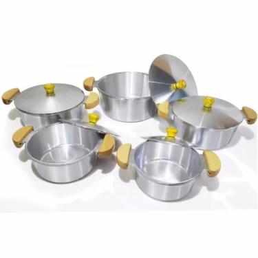 Imagem de Jogo panela caçarola alumínio fundido (lunna) - Artecook