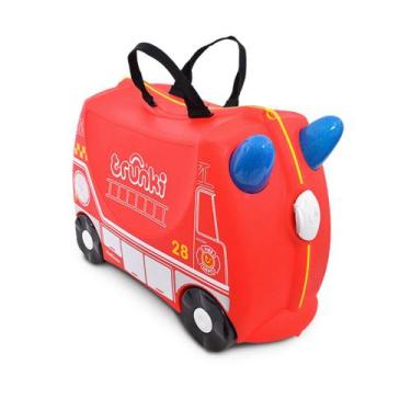 Imagem de Mala Infantil Com Rodinha Frank o Bombeiro Trunki