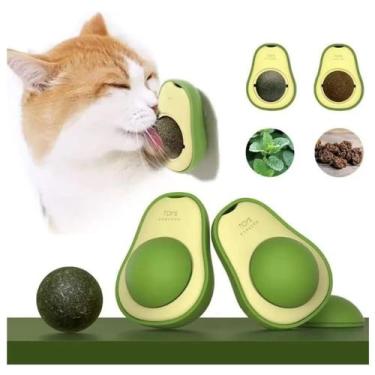 Imagem de Abacate De Brinquedo Para Gatos Com Catnip Erva Gato Natural - AgilisP
