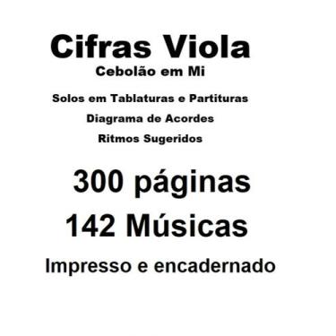 Imagem de Cadernos Cifras Viola Caipira 3 Volumes 300 pág - Academia de Música