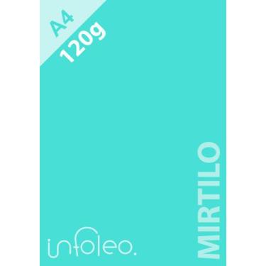 Imagem de Papel A4 120g A4 Mirtilo Candy Cazaquistão Color Plus - 10 unidades