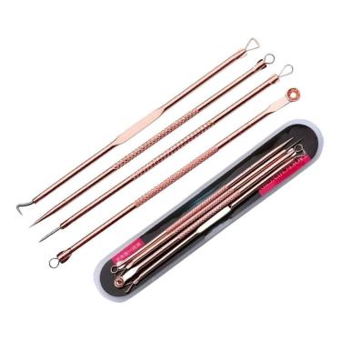 Imagem de Kit Acne Com 4 Extrator Tira Cravos E Espinhas