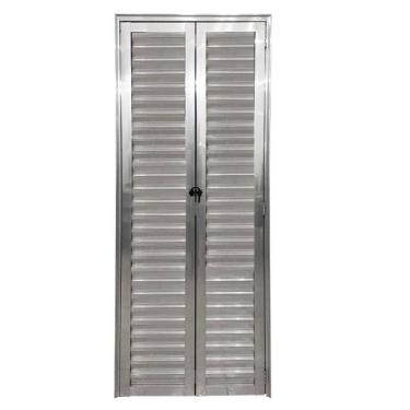Imagem de Porta Camarão 2,10x80 lado ESQUERDO no alumínio brilhante