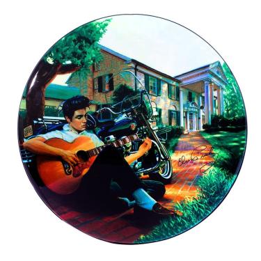 Imagem de Luminoso de Parede Elvis Presley Retrô Vintage para Bar, Garagem, Churrasqueira, Espaço Gourmet