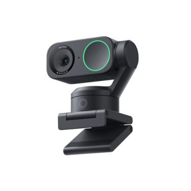 Imagem de Insta360 Link 2 - Webcam PTZ 4K para PC/Mac, sensor de 1/5.1 cm, rastreamento AI, HDR, microfone com cancelamento de ruído AI, controle de gestos para streaming, chamadas de vídeo, jogos, funciona com