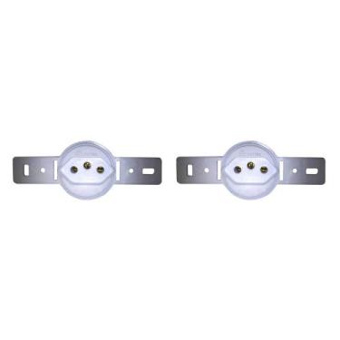 Imagem de Kit C/2 - Conjunto Para Condulete Perlex Tomada 2 Polos +...
