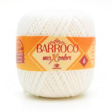 Imagem de Barbante Barroco MaxColor nº 6 200g - CÍRCULO, 8001 - BRANCO