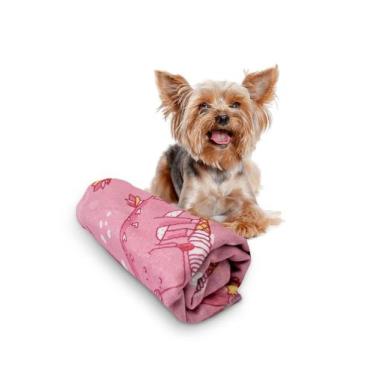Imagem de Manta Microfibra Pet Gato/Cachorro Estampa Unicórnio 70x100 - PRESENTE