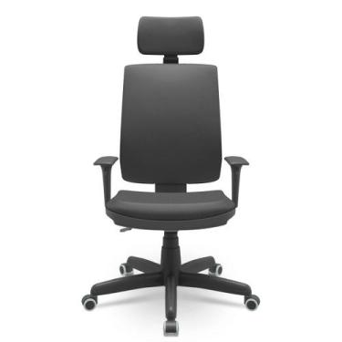 Imagem de Cadeira Brizza Soft Presidente Vinil Giratória BackPlax - Apoio de Cab