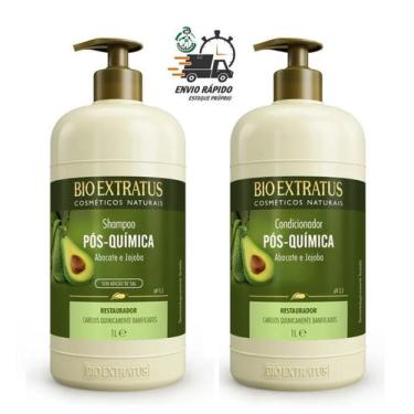 Imagem de Kit Pós Química Bio Extratus Shampoo + Cond Restaurador 1L